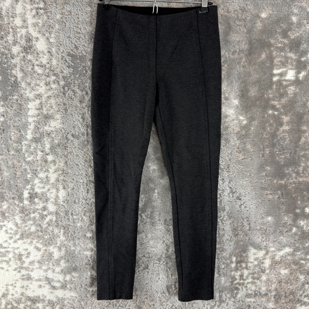 Ivanka Trump Size 2 Minimalist Ankle Leggings Stretch Pants Black Pull On